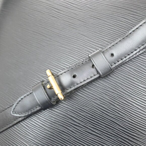 LOUIS VUITTON LV Gobelin Backpack Bag Epi Leather Black Gold - Picture 7 of 16